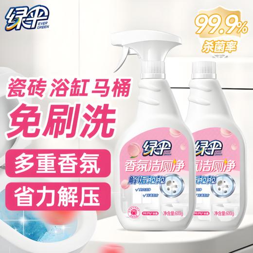 【亚欧超市】绿伞香氛泡泡洁厕净600g/瓶 商品图0