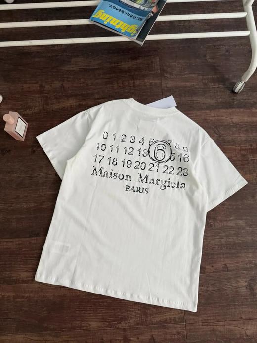 马吉拉四角缝线后背印花短袖T恤 商品图6