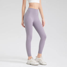 跃牌【欲动春风】系列 细纱女夏瑜伽裤轻薄透气紧身裸感高腰提臀跑步健身九分运动裤32390