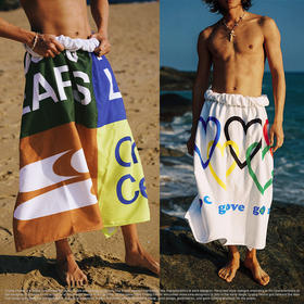 CryingCenter 二合一毛巾浴巾半身裙 哭喊中心