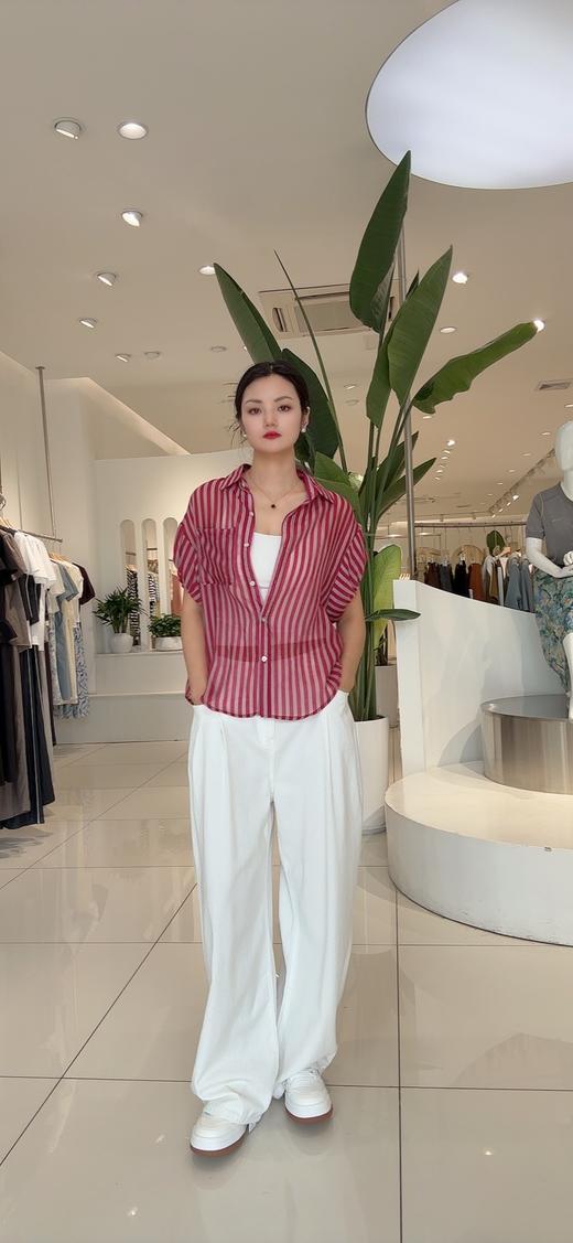 582535韩版天丝条纹短袖，均码阔版 商品图4