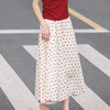 【专属特价】熙世界红色波点半身裙女夏季2025新款小个子高腰垂感飘逸a字伞裙 商品缩略图3