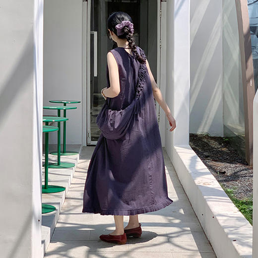 裁缝学苑AQ490无袖后背系带连衣裙纸样女装背心裙子服装打板样板 商品图1