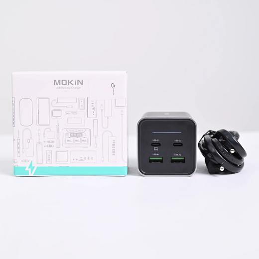 【kx】MOKIN 150W氮化镓充电器四口2C+2A适用笔记本手机平板多设备充电Type-C口100W 商品图2