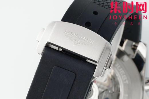 AF浪琴康卡斯计时系列 康卡斯悦动计时 男士腕表 胶带款 表径42mm 商品图8