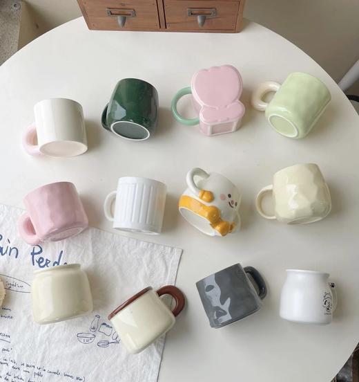 超值百款杯子盲盒19.9到手4个井上田陶瓷马克杯盲盒都是最新款带图案浮雕款品牌尾单基地直邮 商品图4