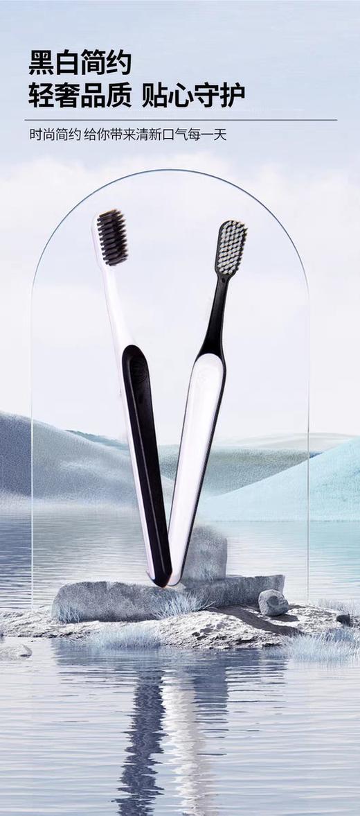 健俪康8-52黑白装牙刷双支装（包装轻微破损） 商品图11
