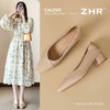ZHR温柔优雅粗跟浅口单鞋两穿尖头2025新款通勤气质高跟鞋职业女 商品缩略图1