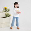 笛莎Deesha 童装女童裤子2025秋新款女童蝴蝶结烫钻牛仔微喇裤 商品缩略图2