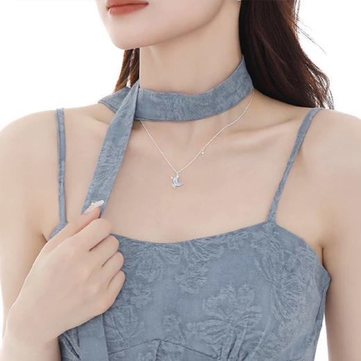 星星月亮款冰晶项链小众高级感纪念日百货161247047 商品图2