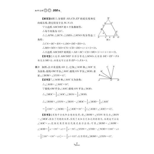 初中（几何/代数）经典300题 商品图2