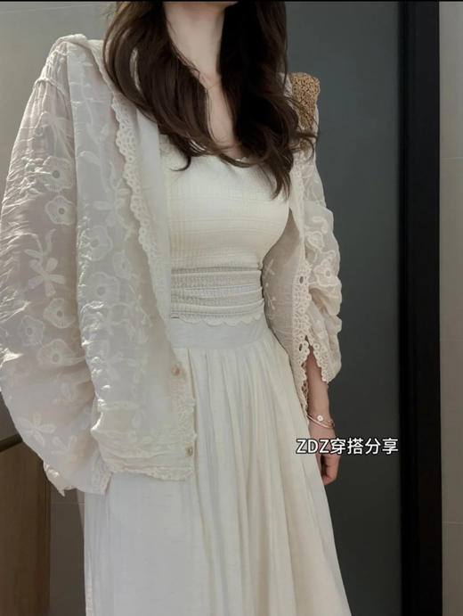 韩系刺绣防晒外套 商品图1