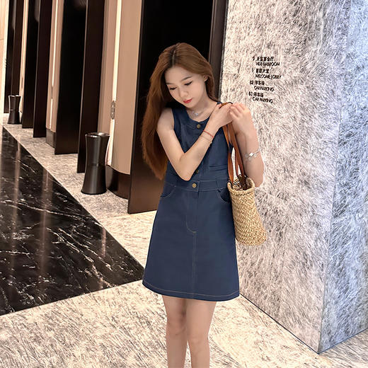 金蘑菇菇 summer团宠/2个版本！纯棉休闲工装裙裤 商品图4