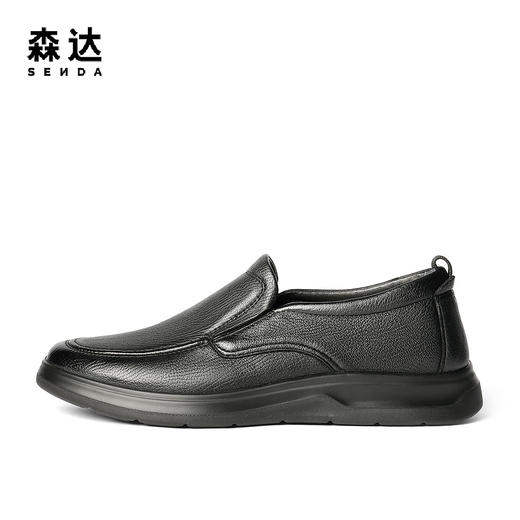 【云粉节】BF楼 森达休闲皮鞋2025秋季新款软面舒适一脚蹬休闲鞋1YH02吊牌价959活动价499 商品图0