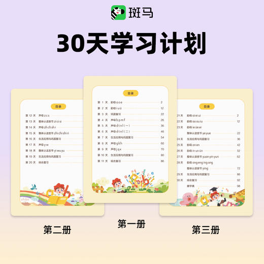 【幼小衔接】斑马拼音训练30天+控笔/挂图 商品图2