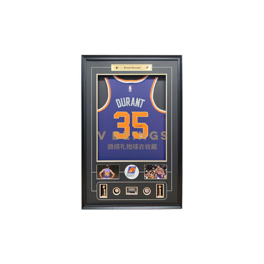 收藏系列 杜兰特 太阳队35号紫色 亲笔签名球衣 商品图0