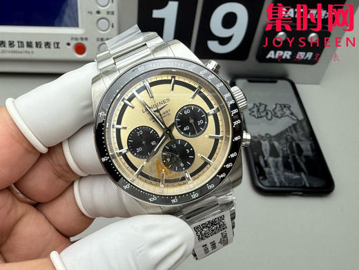 AF浪琴康卡斯计时系列 康卡斯悦动计时 男士腕表 钢带款 表径42mm 商品图1