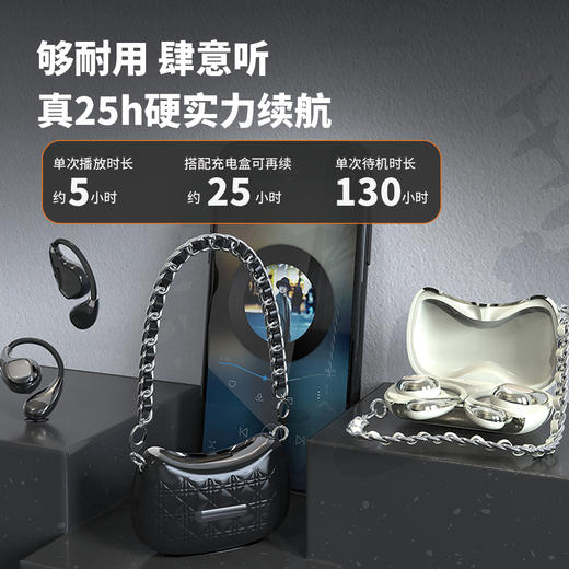 塞尔兰斯开放式舒适挂耳HIFI震撼音质全新蓝牙耳机时尚包包耳机  商品图2