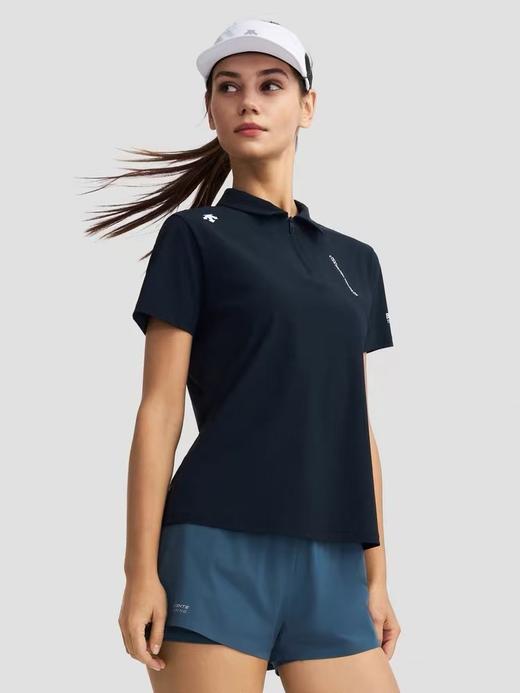 点此购买 迪桑特夏季女士冰丝速干短袖Polo衫 ly 322266 商品图4