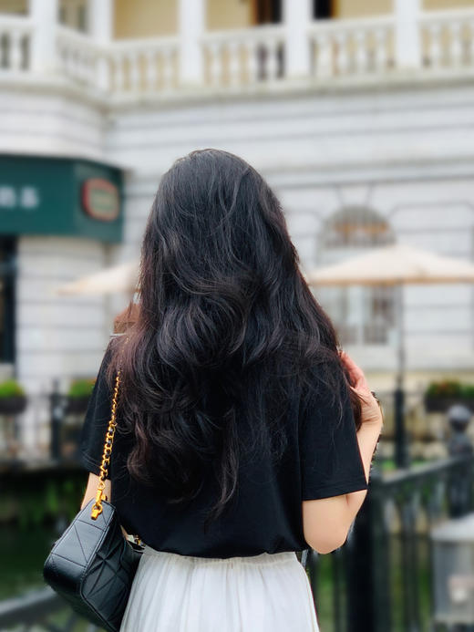 【百图lulu定制】【桑蚕丝T恤】圆领 正肩  黑科技 凉感桑蚕丝  短袖T恤 商品图8