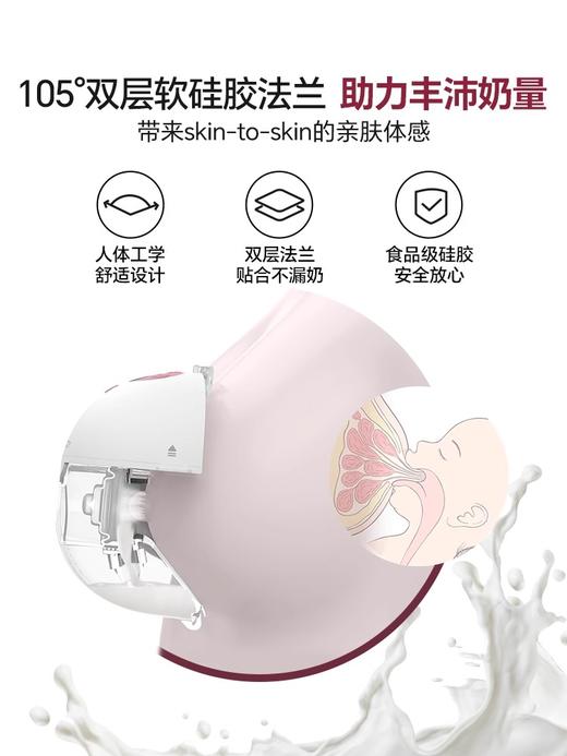 *【享喂专属补贴】Momcozy 吸奶器电动穿戴一体式 免手扶静音便携双边全自动小奶碗M5（专享超值赠品） 商品图5