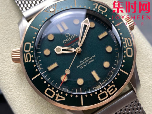 2025新品 欧米茄VS海马300米系列 青铜金钛网带海马007 男士腕表 商品图1