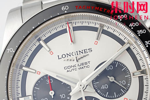 AF浪琴康卡斯计时系列 康卡斯悦动计时 男士腕表 钢带款 表径42mm 商品图3