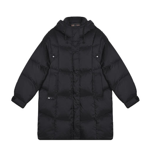 【新品上新】HX 冬季长款带帽羽绒服90绒Z100440058101 商品图0