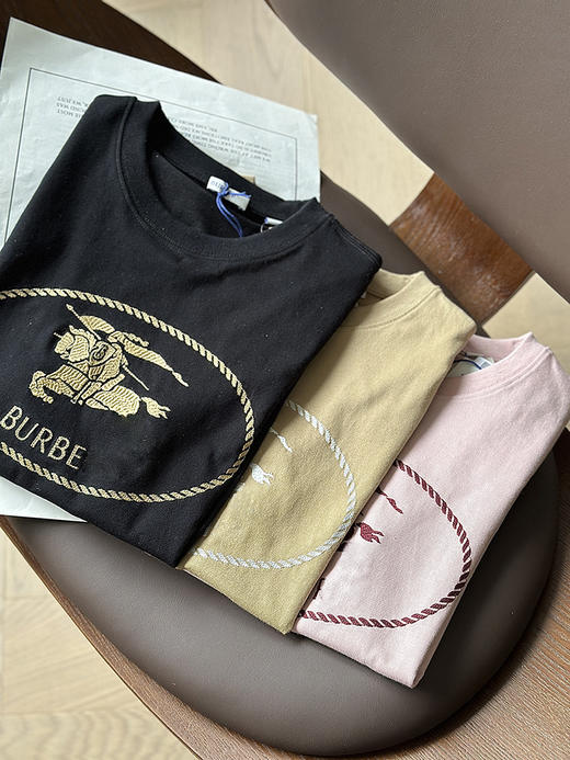 现货 THS-限时 女士 B家 骑士徽标印章款圆领T恤 3色 BH2605 商品图3