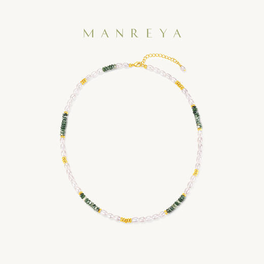 【石榴婆专享】Manrey玛芮雅“青霞拾光”多巴胺串珠项链|淡水珍珠，绿松石，礼盒+礼袋+耳钉盲盒~ 商品图2