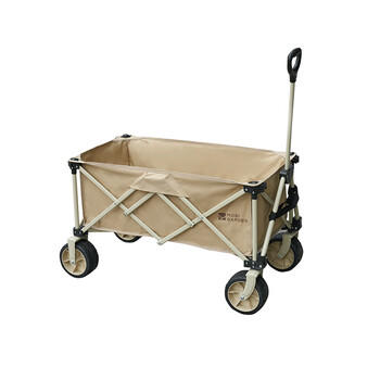 牧高笛（MOBIGARDEN）营地车 户外露营家庭野餐宽轮可折叠推车云际 NX24689003 和风沙 /运动户外 /户外装备 /户外营地车 商品图4