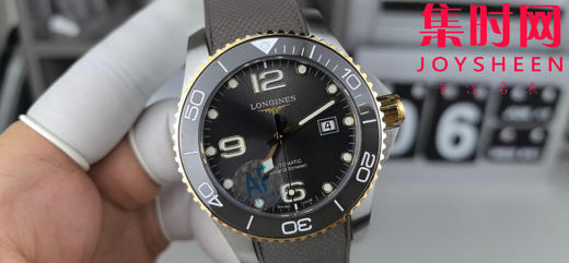 AF浪琴康卡斯43系列 康卡斯43mm 间金灰 男士腕表 潜入时光深海 探寻康卡斯潜水系列 商品图0