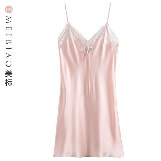 3楼 美标桑蚕丝女春夏性感吊带裙丝绸睡裙睡衣家居服240209 商品图2