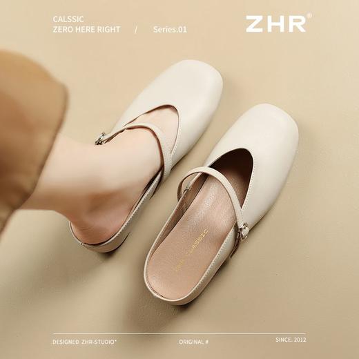 ZHR则则银色穆勒鞋女2025新款内增高外穿凉拖鞋女法式玛丽珍半拖 商品图7