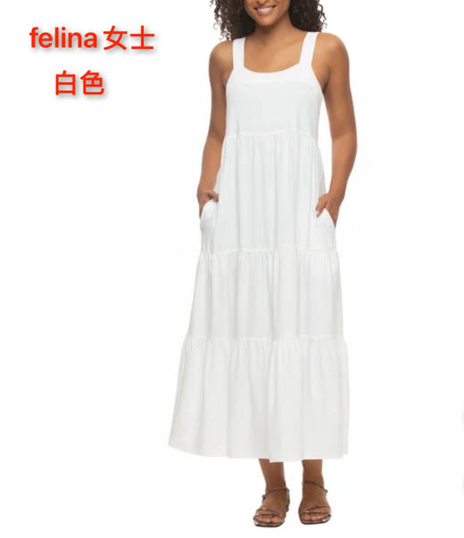喜欢长裙的不要错过呦❤️特价198元🉐包税包邮到手了🔥Felina女士长款连衣裙，采用轻盈透气的面料，穿着舒适不闷热，是夏日衣橱必备单品。 商品图5