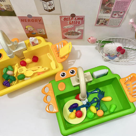 兼容乐高彩虹色DIY积木1000颗粒 & 洗菜盆玩具 商品图3