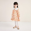 笛莎Deesha 童装女童裙子2025秋新款女童可爱碎花小羊印花连衣裙 商品缩略图2