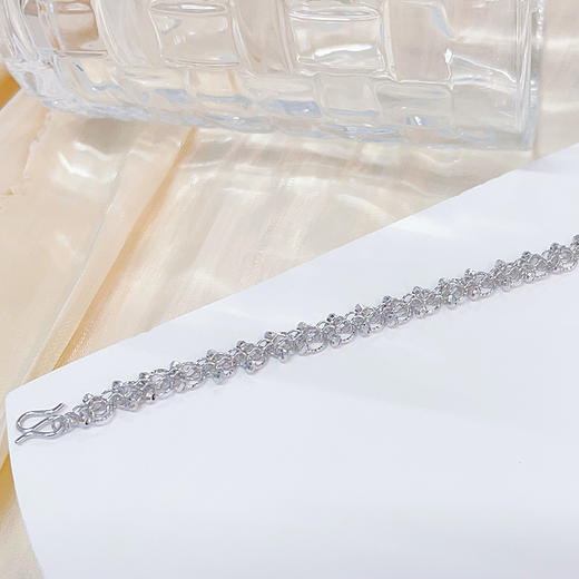 【限时8.8折】【线上铂金馆】PT950 铂金空心调节绕线串珠手链(PTSL00056)预售产品下单后不退款不退货不换货不补差价) 商品图1