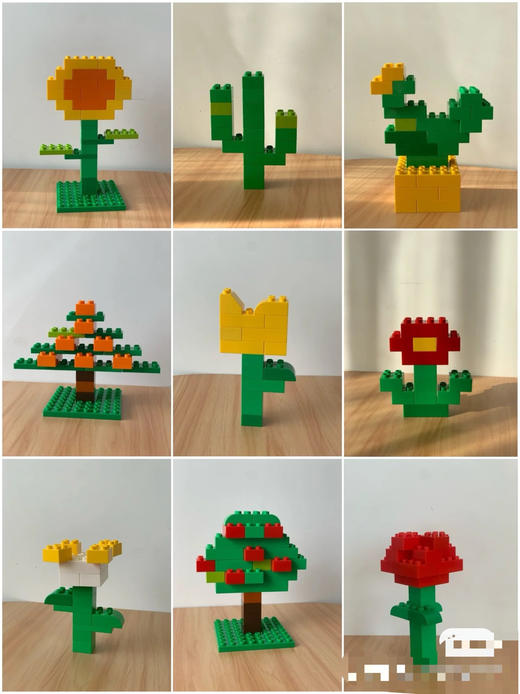 兼容乐高彩虹色DIY积木1000颗粒 & 洗菜盆玩具 商品图2