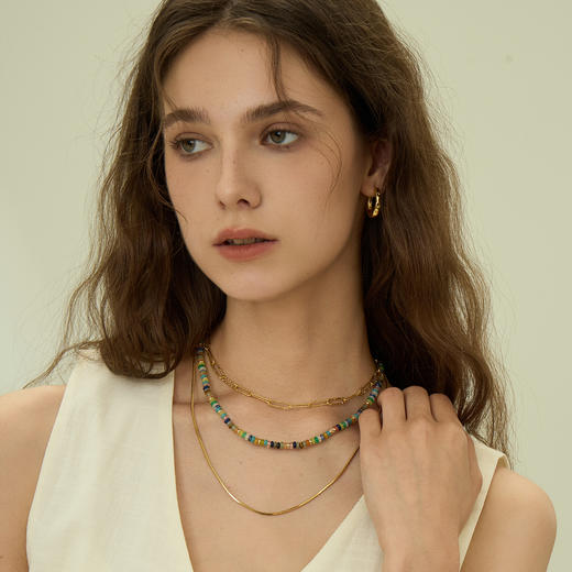 ARSIS｜秘密花园系列 彩虹守护串珠项链 商品图4