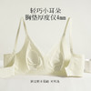 粉底液隐形时尚缎面高级法式三角兔耳杯内衣女轻薄透气无钢圈文胸玉泽流光 商品缩略图4