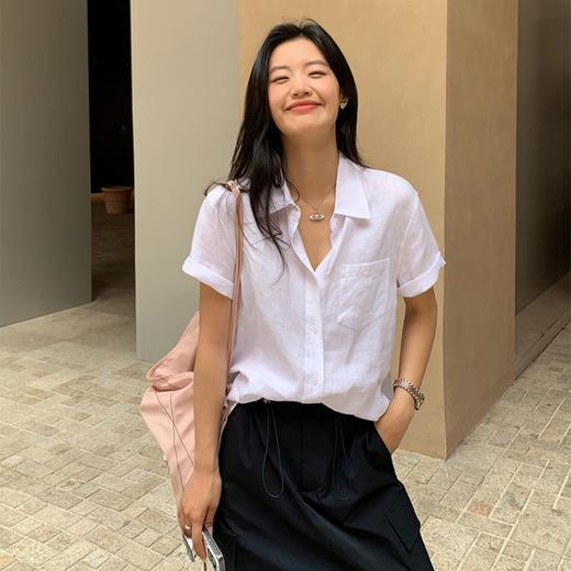 DANMO旦茉 南法假日棉麻衬衫 商品图6