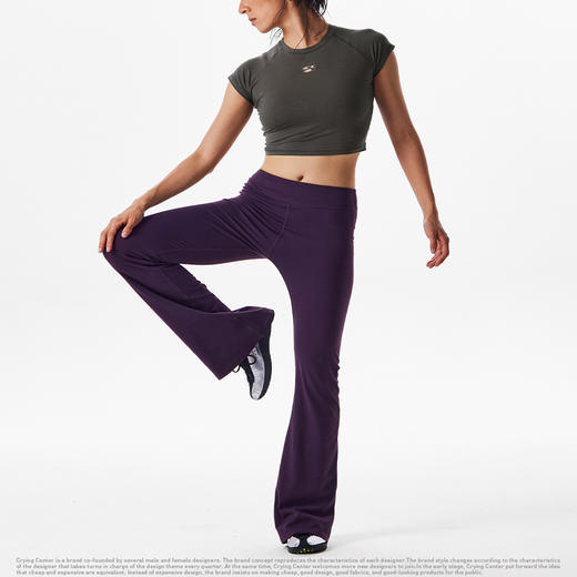 CryingCenter  凉感运动漏腰镂空健身莫代尔紧身tee 哭喊中心 商品图3