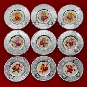 十二生肖银盘 南昌印钞发行
纯银10克