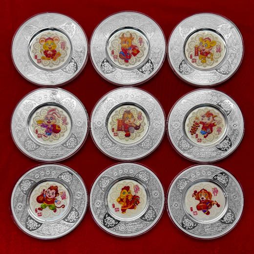 十二生肖银盘 南昌印钞发行
纯银10克 商品图0