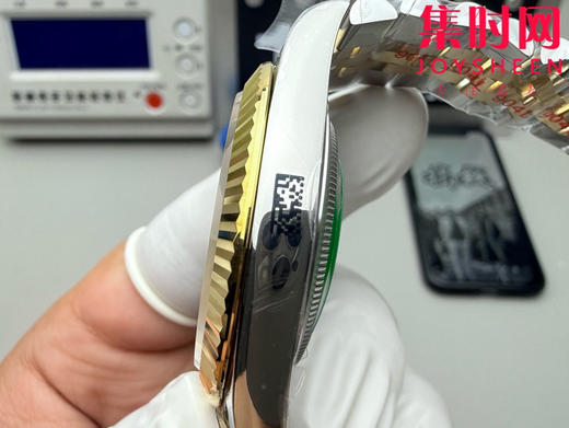 C厂劳力士日志型41mm 间金黑盘钻面 3235机 五珠链 904L钢 男士腕表 商品图6