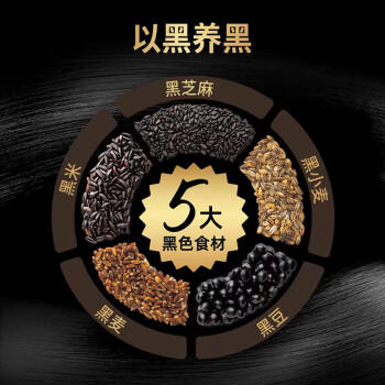 桂格（QUAKER）5黑混合即食燕麦片518克 添加黑芝麻 零添加白砂糖 商品图1