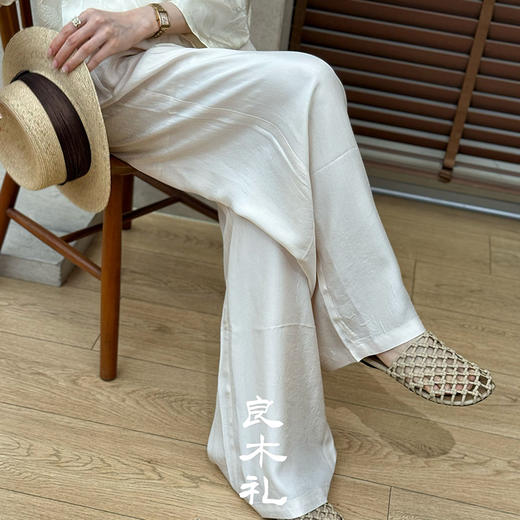 【预售7天】良木礼醋酸休闲裤（T53） 商品图2