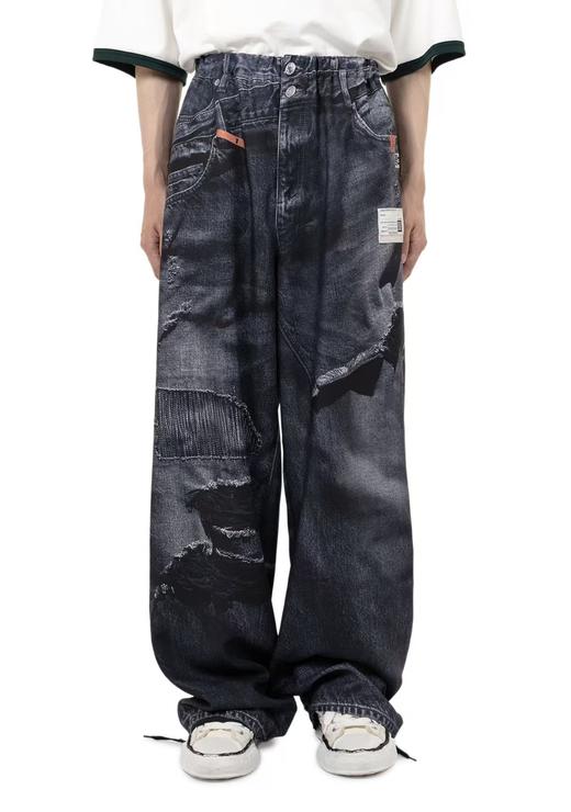 男款联名款3D印花长裤OS版019 商品图3