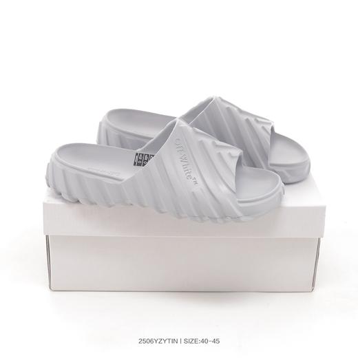 OFF-WHITE Exploration EVA 圆头套穿 防滑一字拖鞋 OW联名拖鞋 商品图3